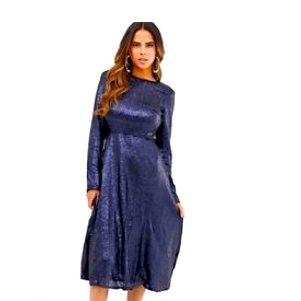 TFNC sequin midi dress